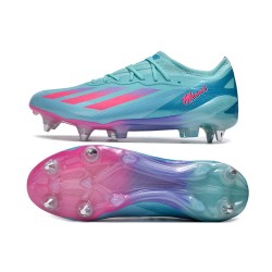 Adidas X Crazyfast1 SG Ltblue Pink Low Football Boots & Shoes