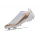 Adidas X Crazyfast1 SG White Gold Silver Low Football Boots & Shoes