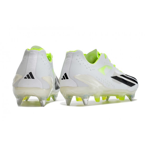 Adidas X Crazyfast1 SG Yellow Green White Black Low Football Boots & Shoes