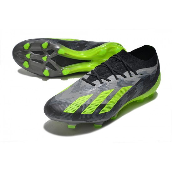 Adidas x23crazyfast.1 FG Low Football Boots & Shoes Black Green