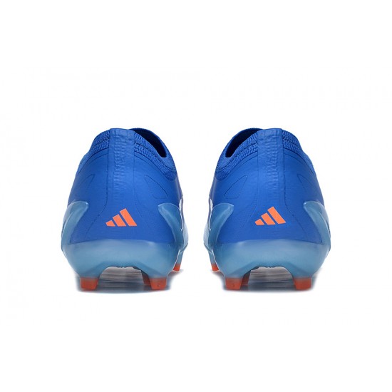 Adidas x23crazyfast.1 FG Low Football Boots & Shoes Blue Silver Orange