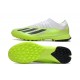 Adidas x23crazyfast.1 Laceless TF Low Football Boots & Shoes White Black Green