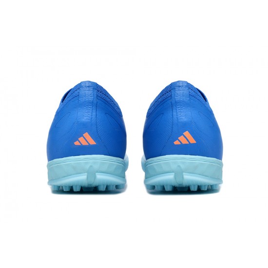 Adidas x23crazyfast.1 TF Low Football Boots & Shoes Blue Silver Orange