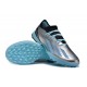 Adidas x23crazyfast.1 TF Low Football Boots & Shoes Silver Black Ltblue