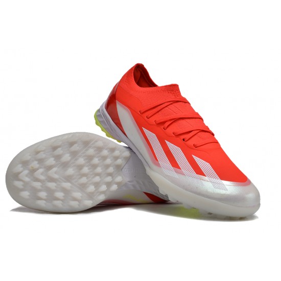 Adidas x23crazyfast.1 TF Football Boots & Shoes Red Grey