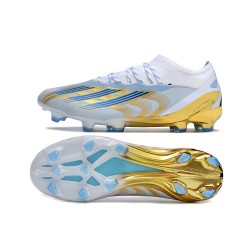 Adidas x23crazyfast.1 TF Football Boots & Shoes White Blue Gold