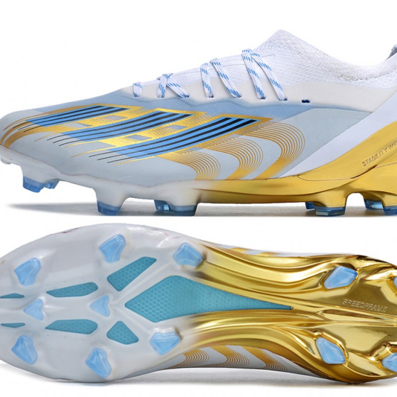 Adidas x23crazyfast.1 TF Football Boots & Shoes White Blue Gold