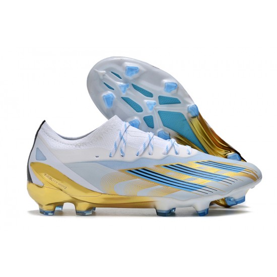 Adidas x23crazyfast.1 TF Football Boots & Shoes White Blue Gold