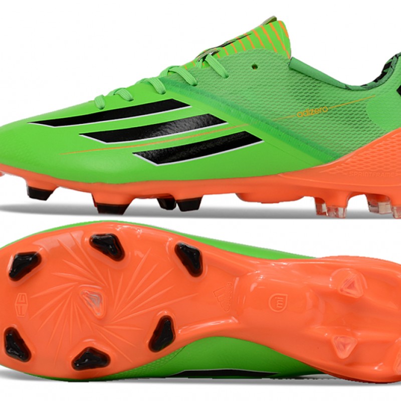 Adidas F50 ELITE Firm Ground Green Orange Football Shoes