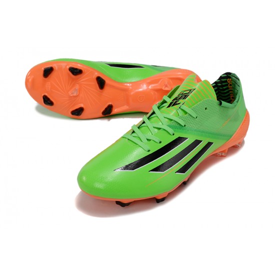 Adidas F50 ELITE Firm Ground Green Orange Football Shoes