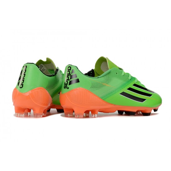 Adidas F50 ELITE Firm Ground Green Orange Football Shoes