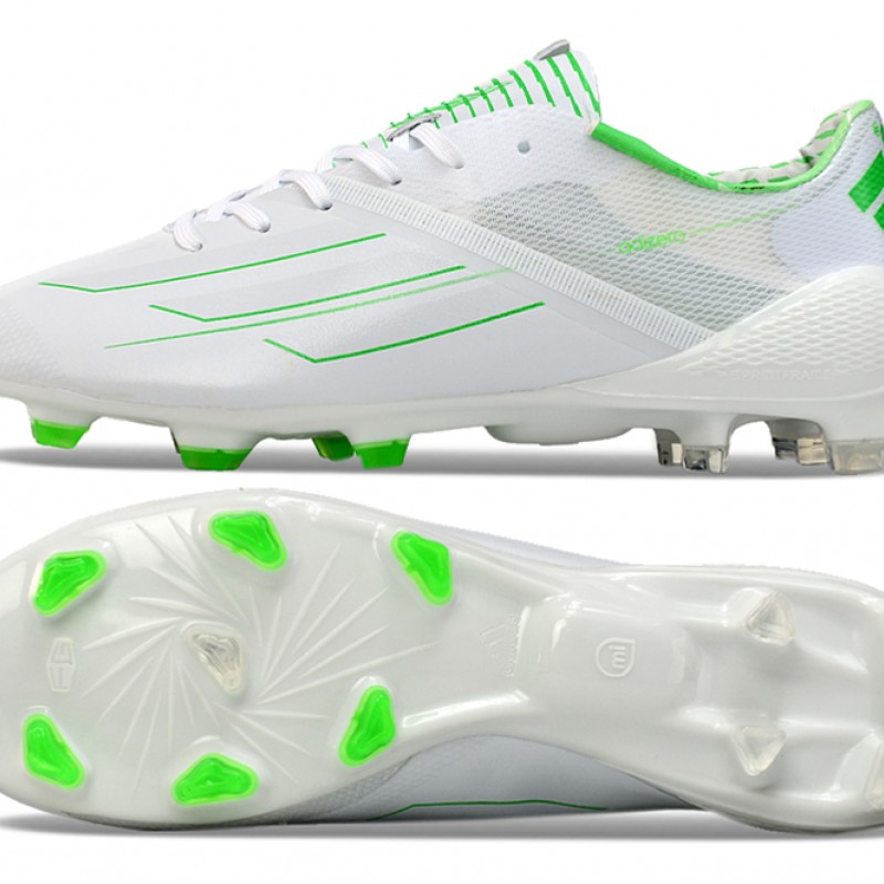 Adidas F50 ELITE Firm Ground Low cut White Green Football Shoes