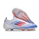 Adidas F50 Elite Laceless Firm Ground Shoelace White Blue Football Shoes