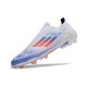 Adidas F50 Elite Laceless Firm Ground Shoelace White Blue Football Shoes