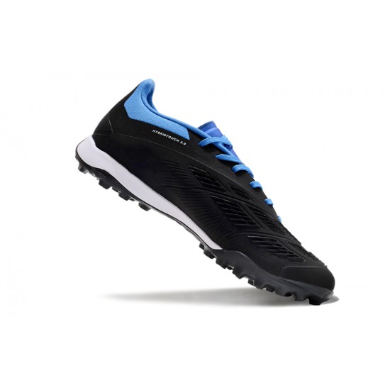 Adidas Predator 24 Elite Turf Men Black and Blue Football Shoes