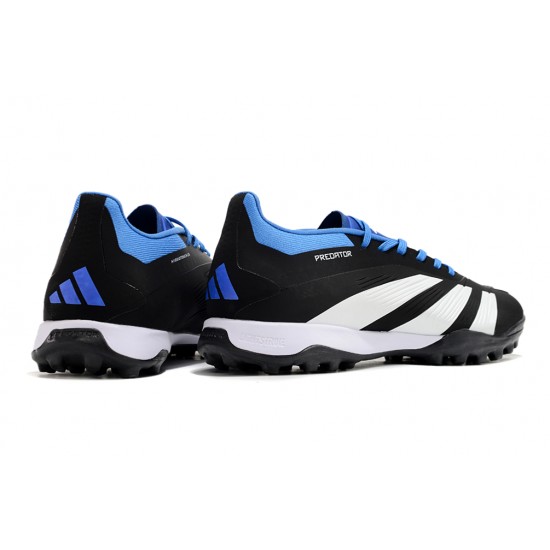 Adidas Predator 24 Elite Turf Men Black and Blue Football Shoes