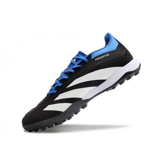 Adidas Predator 24 Elite Turf Men Black and Blue Football Shoes