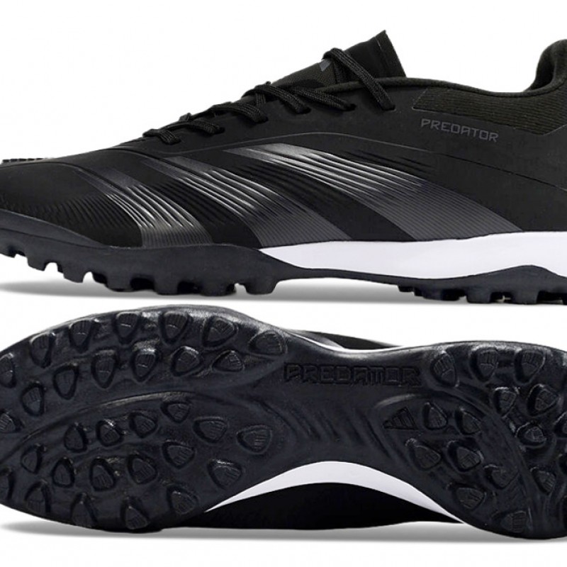 Adidas Predator 24 Elite Turf Men Black and Grey Football Shoes