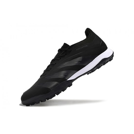 Adidas Predator 24 Elite Turf Men Black and Grey Football Shoes