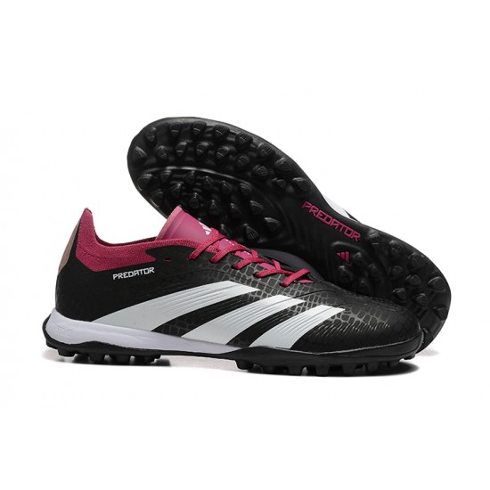 Adidas Predator 24 Elite Turf Men Pink Black Football Shoes