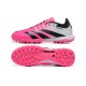 Adidas Predator 24 Elite Turf Men Pink and Black Football Shoes