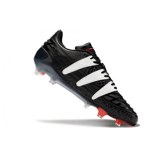 Adidas Predator Accelerator 94 Firm Ground Men Black White Football Shoes