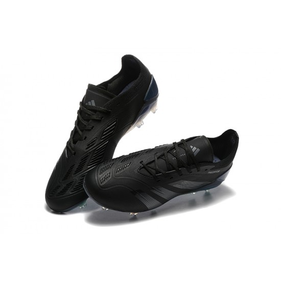 Adidas Predator Accuracy Firm Ground Men Black Blue Football Shoes