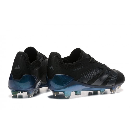 Adidas Predator Accuracy Firm Ground Men Black Blue Football Shoes