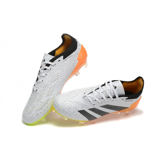 Adidas Predator Accuracy Firm Ground Men Black Orange Football Shoes