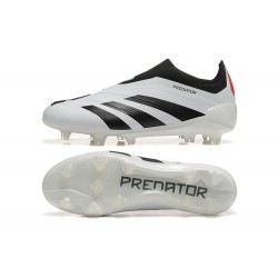 Adidas Predator Accuracy Firm Ground Men Black White Football Shoes