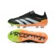 Adidas Predator Accuracy Firm Ground Men Black White Football Shoes