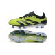 Adidas Predator Accuracy Firm Ground Men Black and Yellow Football Shoes