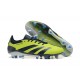 Adidas Predator Accuracy Firm Ground Men Black and Yellow Football Shoes