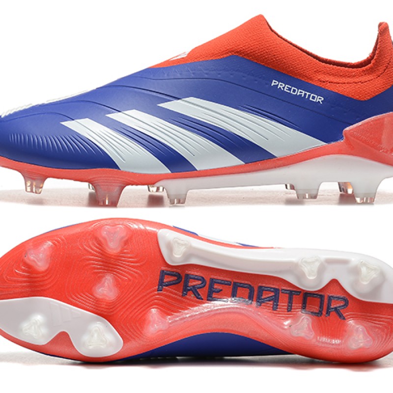 Adidas Predator Accuracy Firm Ground Men Blue Red Football Shoes