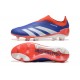 Adidas Predator Accuracy Firm Ground Men Blue Red Football Shoes