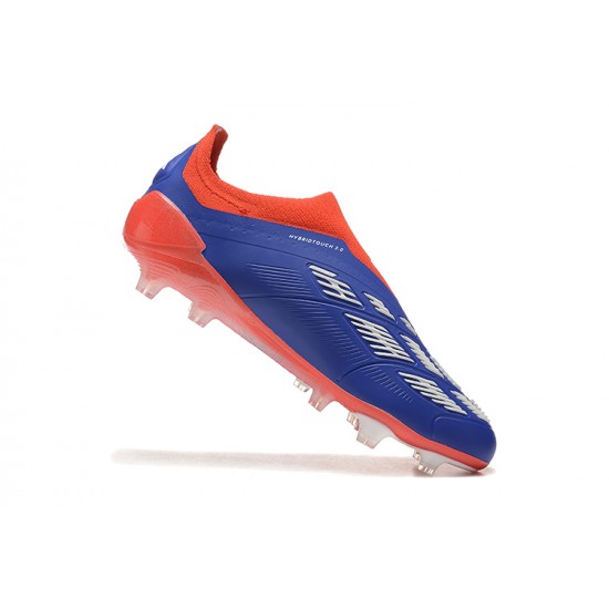 Adidas Predator Accuracy Firm Ground Men Blue Red Football Shoes