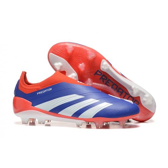 Adidas Predator Accuracy Firm Ground Men Blue Red Football Shoes