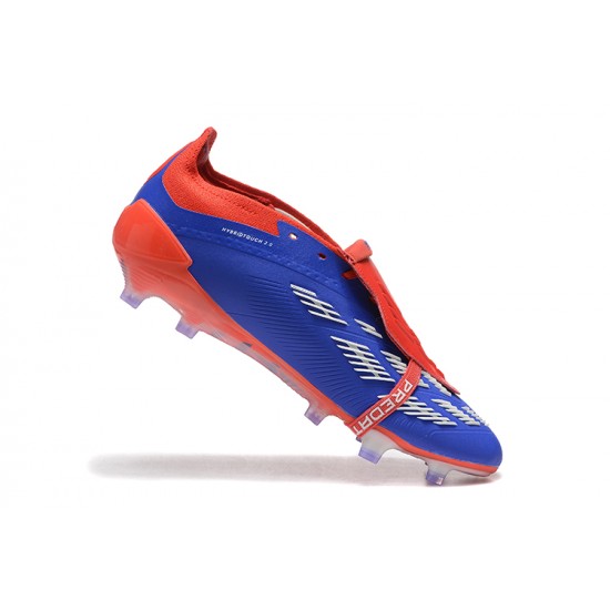 Adidas Predator Accuracy Firm Ground Men Blue Red Football Shoes