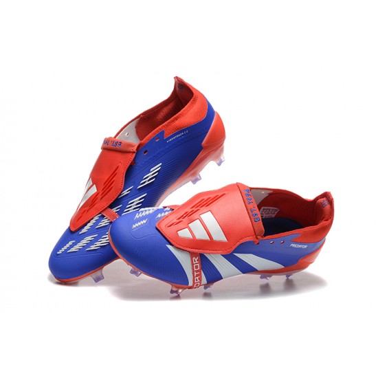 Adidas Predator Accuracy Firm Ground Men Blue Red Football Shoes