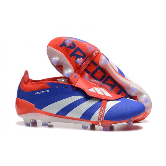 Adidas Predator Accuracy Firm Ground Men Blue Red Football Shoes