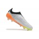 Adidas Predator Accuracy Firm Ground Grey Orange Football Shoes