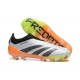 Adidas Predator Accuracy Firm Ground Grey Orange Football Shoes