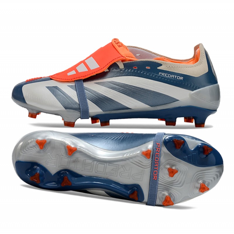 Adidas Predator Accuracy Firm Ground Men Grey Orange Football Shoes