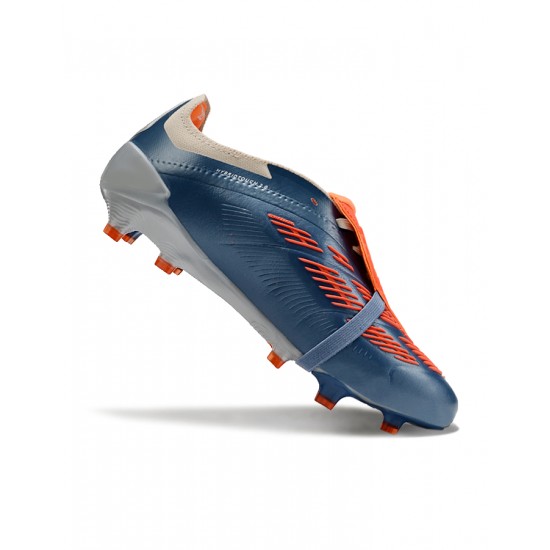 Adidas Predator Accuracy Firm Ground Men Grey Orange Football Shoes