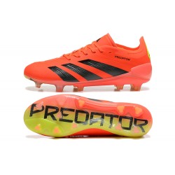 Adidas Predator Accuracy Firm Ground Men Orange Black Football Shoes