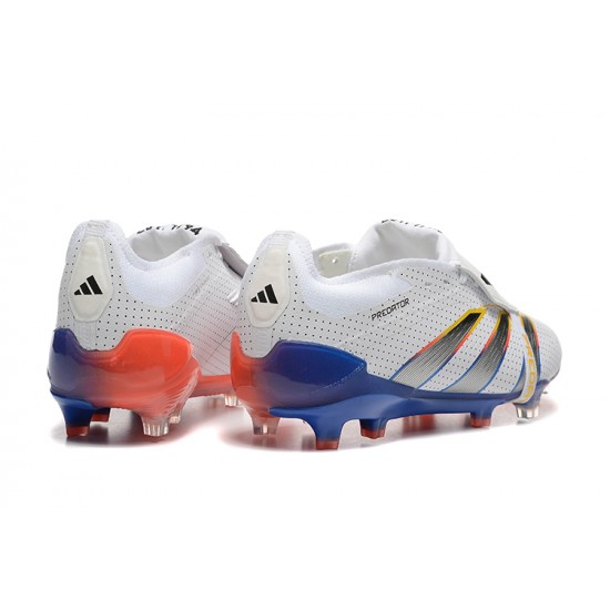 Adidas Predator Accuracy Firm Ground Orange and Blue Football Shoes