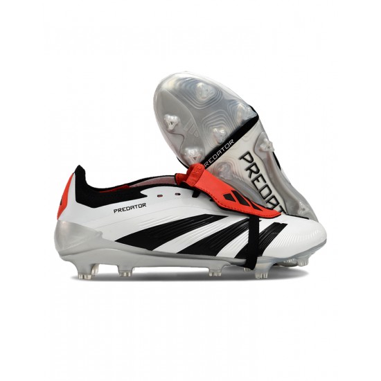 Adidas Predator Accuracy Firm Ground Men Red Black Football Shoes