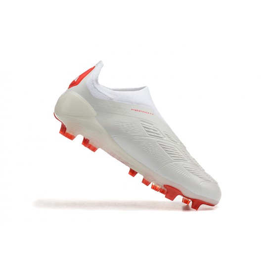 Adidas Predator Accuracy Firm Ground Men Red White Football Shoes