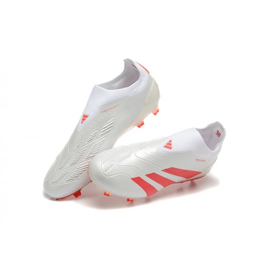 Adidas Predator Accuracy Firm Ground Men Red White Football Shoes