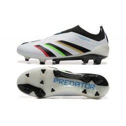 Adidas Predator Accuracy Firm Ground White Black Football Shoes